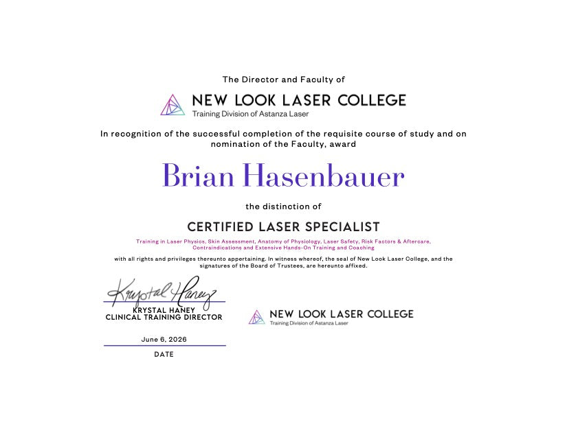 Training Certificate - Reprinting